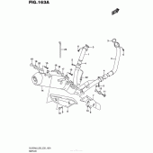 Схема вузла: Вихлопна система для Suzuki DL650 V-Strom