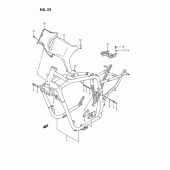Схема узла: Рама (Model h/j) для Suzuki VS1400 Intruder 1400