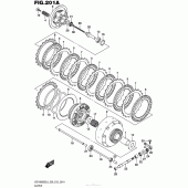 Схема вузла: Зчеплення для Suzuki VZR1800 Boulevard M109R BOSS