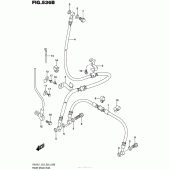 Схема вузла: Front Brake Hose (Sv650L7 E33) для Suzuki SV650