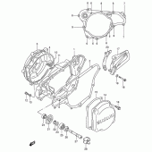 Схема узла: Крышки картера  & Водяной насос (Model w/x/y) для Suzuki RM125
