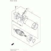 Схема вузла: Електричний стартер для Suzuki LS650 Boulevard S40