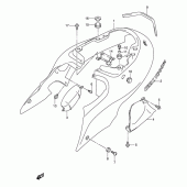 Схема вузла: Бічні панелі (Model x) для Suzuki GSX1300 Hayabusa