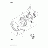 Схема вузла: Фара для Suzuki VL1500 Boulevard C90T