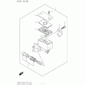 Схема вузла: Передній гальмівний циліндр Suzuki AN650 Burgman (EU analogue of SkyWave)