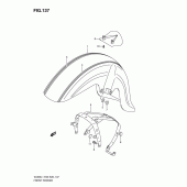 Схема узла: Переднее крыло (Vl800cl1 e3) для Suzuki VL800 Boulevard C50T