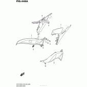 Схема узла: Боковые нижние крышки рамы для Suzuki GSX-R1000