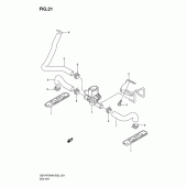 Схема вузла: Система індукції повітря для Suzuki GSX-R750