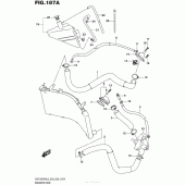 Схема узла: Патрубок системы охлаждения для Suzuki GSX1300 Hayabusa