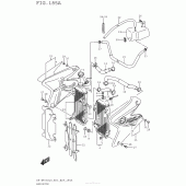 Схема вузла: Радіатор для Suzuki DR-Z400 DR-Z400S