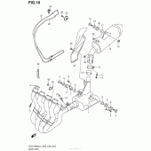 Схема узла: Выхлопная система для Suzuki GSX-R600