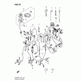 Схема узла: Электропроводка (Gsf650ual1 e21) для Suzuki GSF650 Bandit S