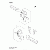 Схема узла: Пульт управления рулевой для Suzuki GSX-R600