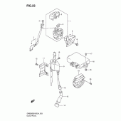 Схема вузла: Електроустаткування для Suzuki DR650 DR650SE