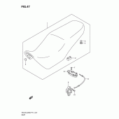 Схема узла: Сиденье для Suzuki EN125