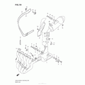 Схема узла: Выхлопная система для Suzuki GSX-R750