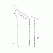 Схема вузла: Кермо & Тросики для Suzuki RM250