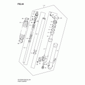 Схема узла: Передняя вилка для Suzuki DR-Z250