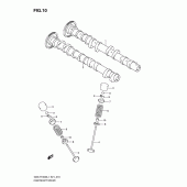 Схема узла: Распредвал & Клапан для Suzuki GSX-R1000