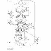 Схема узла: Воздушный фильтр для Suzuki UC125 Epicuro
