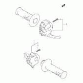 Схема узла: Пульт управления рулевой для Suzuki DR125