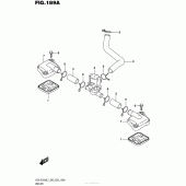 Схема вузла: Система індукції повітря для Suzuki GSX-S1000