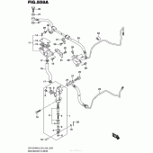 Схема узла: Задний тормозной цилиндр (Gsx1300Ral6 E03) для Suzuki GSX1300 Hayabusa