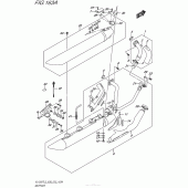 Схема вузла: Вихлопна система Suzuki VL1500 Boulevard C90T