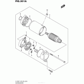 Схема вузла: Електричний стартер для Suzuki VL1500 Boulevard C90 BOSS