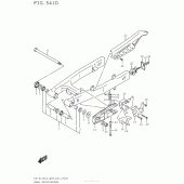 Схема узла: Задний рычаг (Маятник) (Dr-Z125Ll5 E33) для Suzuki DR-Z125 DR-Z125