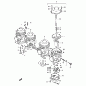 Схема узла: Карбюратор для Suzuki GSX750 Katana