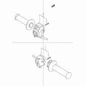 Схема вузла: Пульт управління рульовий для Suzuki DR250