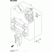 Схема узла: Передний тормозной суппорт для Suzuki GSX-R600