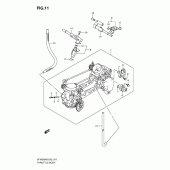 Схема вузла: Дросельна заслінка для Suzuki SFV650 Gladius