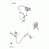 Схема узла: Электрооборудование для Suzuki DR200 DR200