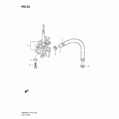 Схема узла: Топливный кран для Suzuki DR650 DR650SE