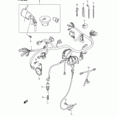 Схема вузла: Електропроводка Suzuki VL125 Intruder LC