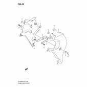 Схема вузла: Верхня накладка рами для Suzuki VZ1500 Intruder M1500