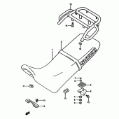 Схема вузла: Сидіння для Suzuki DR650 DR650R