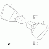 Схема вузла: Захист рук (Опція) для Suzuki DL1000 V-Strom