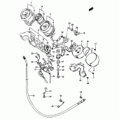 Схема вузла: Спідометр для Suzuki GSF1200 Bandit