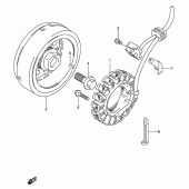 Схема вузла: Статор & Ротор для Suzuki DR650 DR650RSE