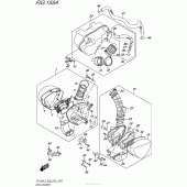 Схема узла: Воздушный фильтр для Suzuki VZ1500 Boulevard M90