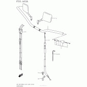 Схема вузла: Кермо & Тросики для Suzuki DR-Z400 DR-Z400SM