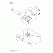Схема узла: Ручки руля для Suzuki VZ1500 Boulevard M90