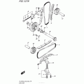 Схема узла: Цепь ГРМ & Натяжитель & Успокоитель для Suzuki DL1000 V-Strom