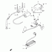 Схема вузла: Електроустаткування для Suzuki VS800 Intruder 800