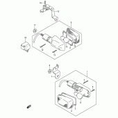 Схема узла: Поворотники для Suzuki DR-Z250