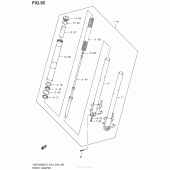 Схема узла: Передняя вилка для Suzuki VZR1800 Boulevard M109R B.O.S.S