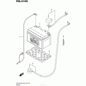 Схема вузла: Акумулятори (Gsx-R1000L6 E33) для Suzuki GSX-R1000